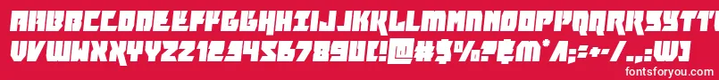 furiosasemital Font – White Fonts on Red Background