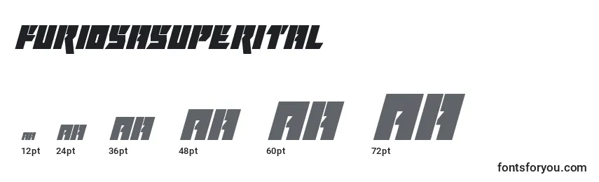 Furiosasuperital Font Sizes