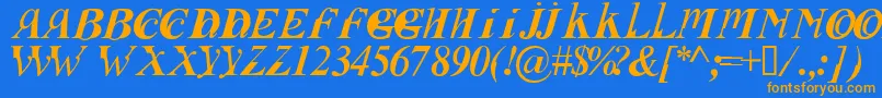 More about FUSII Font FUSII Font – Orange Fonts on Blue Background