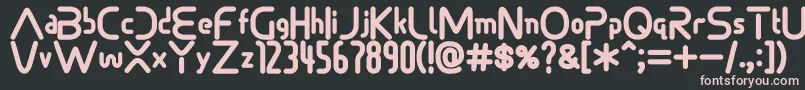 Sonicdemonfont Font – Pink Fonts on Black Background