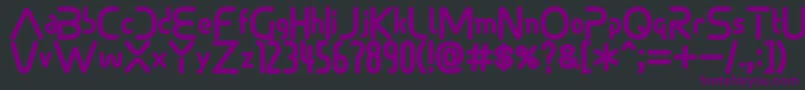 Sonicdemonfont Font – Purple Fonts on Black Background