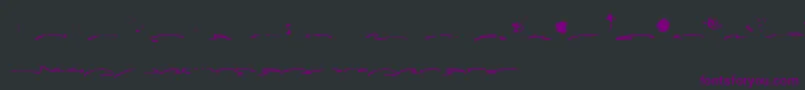 Fusterd Bonus Font – Purple Fonts on Black Background