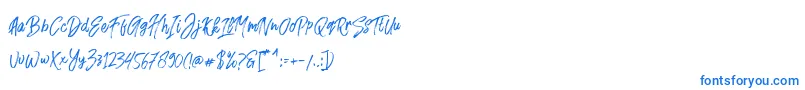 Fusterd Brush Font – Blue Fonts