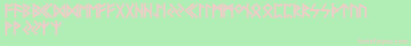 FUTHA    Font – Pink Fonts on Green Background