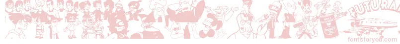 Futurama Hypnotoad Font – Pink Fonts