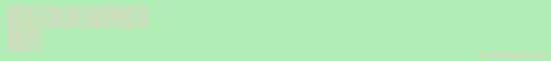 Damier Font – Pink Fonts on Green Background