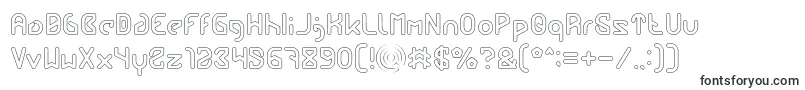 FUTURE Hollow Font – Fonts Starting with F