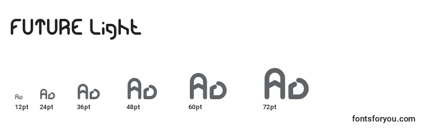 FUTURE Light Font Sizes