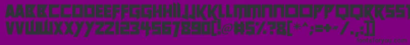 Шрифт Future Worlds – чёрные шрифты на фиолетовом фоне
