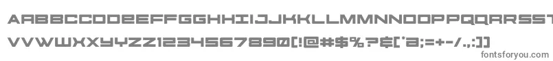 futureforces-Schriftart – Graue Schriften auf weißem Hintergrund