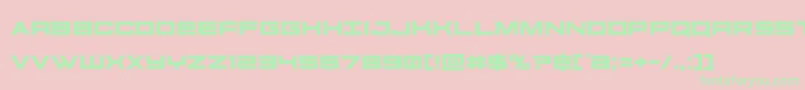 futureforces Font – Green Fonts on Pink Background