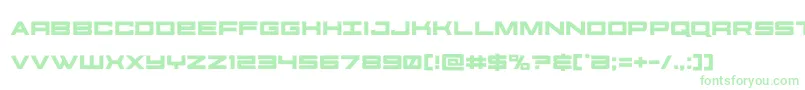 futureforces Font – Green Fonts on White Background