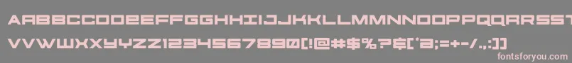futureforces Font – Pink Fonts on Gray Background