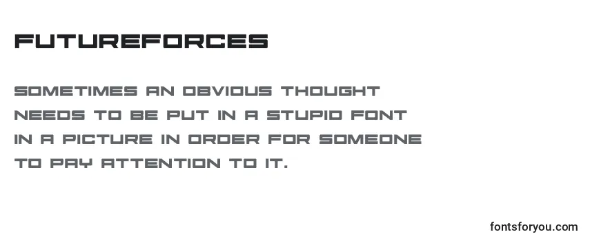 Review of the Futureforces (127493) Font
