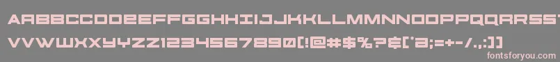 futureforces Font – Pink Fonts on Gray Background
