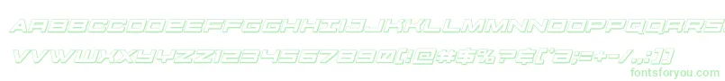 futureforces3dital-Schriftart – Grüne Schriften auf weißem Hintergrund