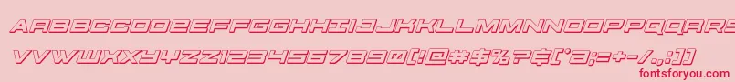 futureforces3dital Font – Red Fonts on Pink Background