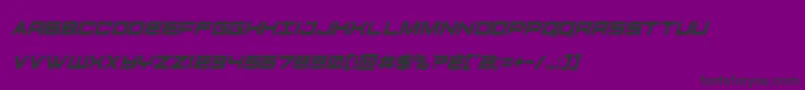 Шрифт futureforcescondital – чёрные шрифты на фиолетовом фоне