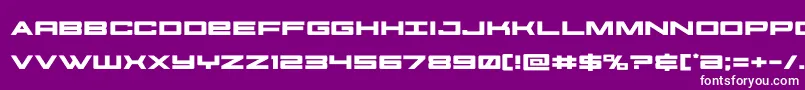 futureforcesexpand Font – White Fonts on Purple Background