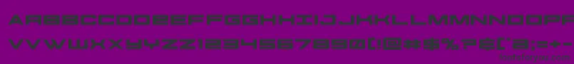 futureforcesexpand-fontti – mustat fontit violetilla taustalla