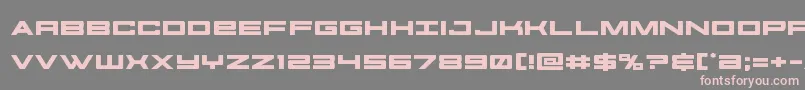 futureforcesexpand-Schriftart – Rosa Schriften auf grauem Hintergrund