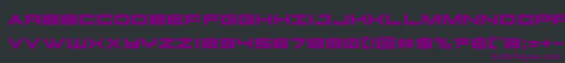 futureforcesexpand Font – Purple Fonts on Black Background