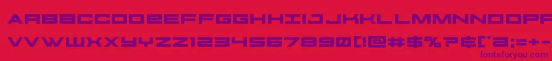 Шрифт futureforcesexpand – фиолетовые шрифты на красном фоне