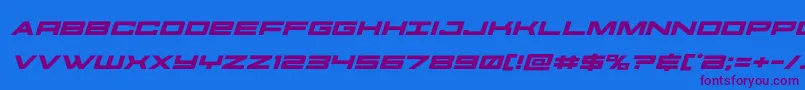 Подробнее о шрифте futureforcesexpandital Шрифт futureforcesexpandital – фиолетовые шрифты на синем фоне