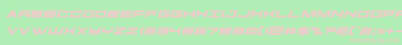 futureforcesexpandital Font – Pink Fonts on Green Background