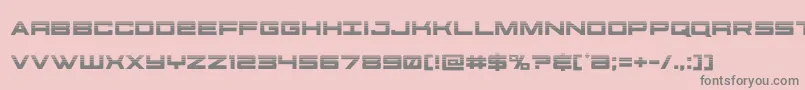 Шрифт futureforceshalf – серые шрифты на розовом фоне