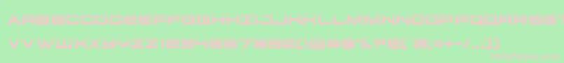 futureforceshalf Font – Pink Fonts on Green Background