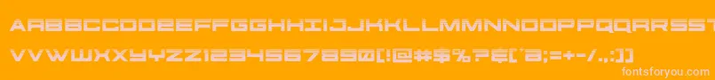 Шрифт futureforceshalf – розовые шрифты на оранжевом фоне
