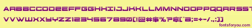 More about futureforceshalf Font futureforceshalf Font – Purple Fonts on Yellow Background