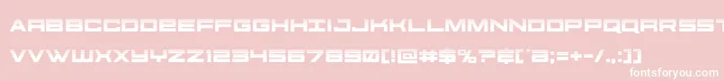 futureforceshalf Font – White Fonts on Pink Background