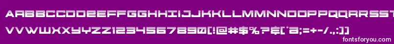fuente futureforceshalf – Fuentes Blancas Sobre Fondo Morado