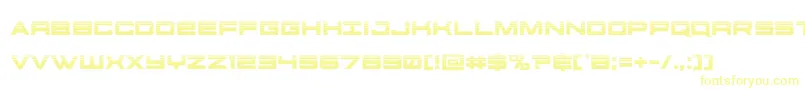 futureforceshalf Font – Yellow Fonts on White Background