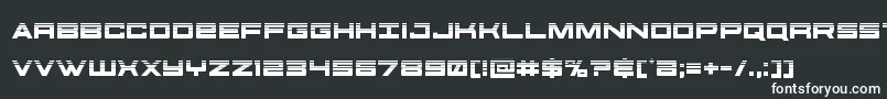 futureforceshalf Font – White Fonts on Black Background