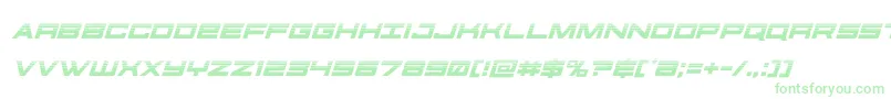 futureforceshalfital-Schriftart – Grüne Schriften