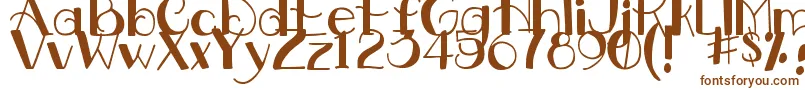 DjbDownstairsAtTheAbbey Font – Brown Fonts