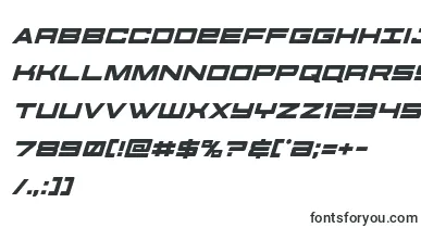 futureforcesital font – new Fonts