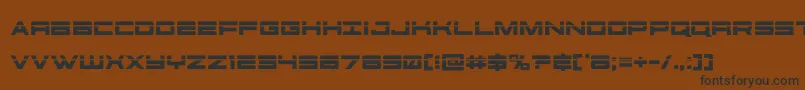Шрифт futureforceslaser – чёрные шрифты на коричневом фоне