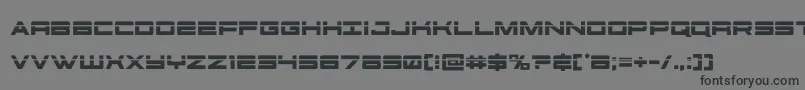futureforceslaser-fontti – mustat fontit harmaalla taustalla