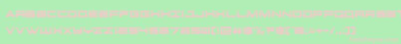 futureforceslaser-Schriftart – Rosa Schriften auf grünem Hintergrund
