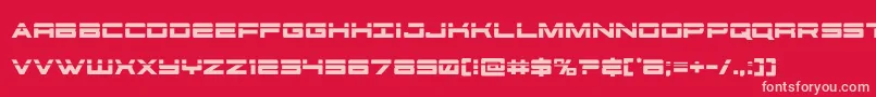 futureforceslaser Font – Pink Fonts on Red Background