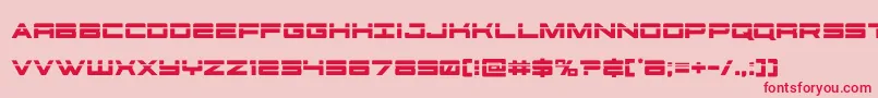Шрифт futureforceslaser – красные шрифты на розовом фоне