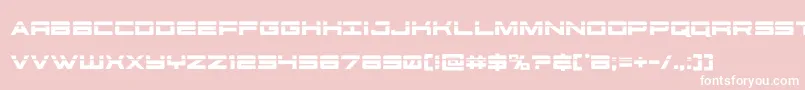 futureforceslaser Font – White Fonts on Pink Background