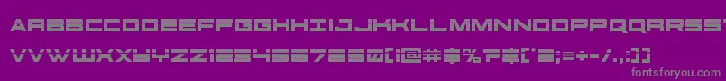 futureforceslaser Font – Gray Fonts on Purple Background