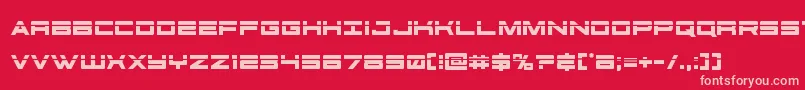 futureforceslaser Font – Pink Fonts on Red Background