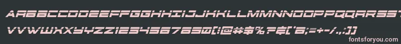 futureforceslaserital Font – Pink Fonts on Black Background