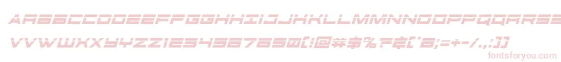 futureforceslaserital Font – Pink Fonts on White Background